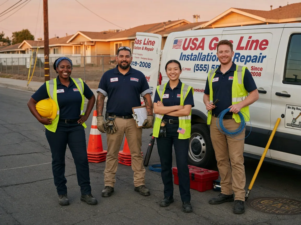 Gas Line Installation company in Ebervale, PA